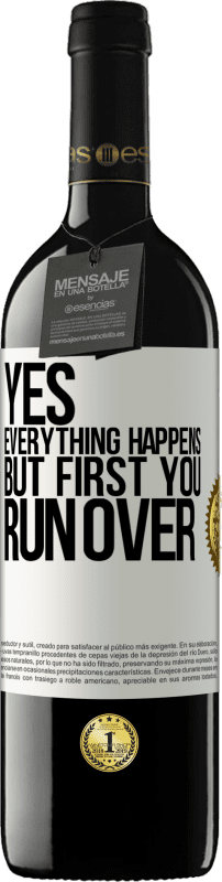 «Yes, everything happens. But first you run over» RED Edition MBE Reserve