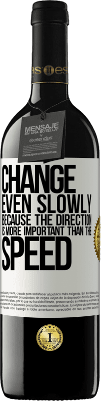 «Change, even slowly, because the direction is more important than the speed» RED Edition MBE Reserve