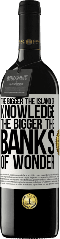 «The bigger the island of knowledge, the bigger the banks of wonder» RED Edition MBE Reserve