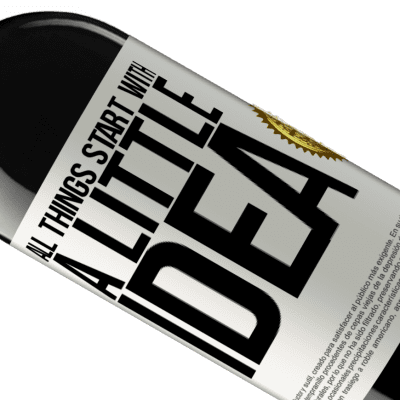 Unique & Personal Expressions. «It all starts with a little idea» RED Edition MBE Reserve