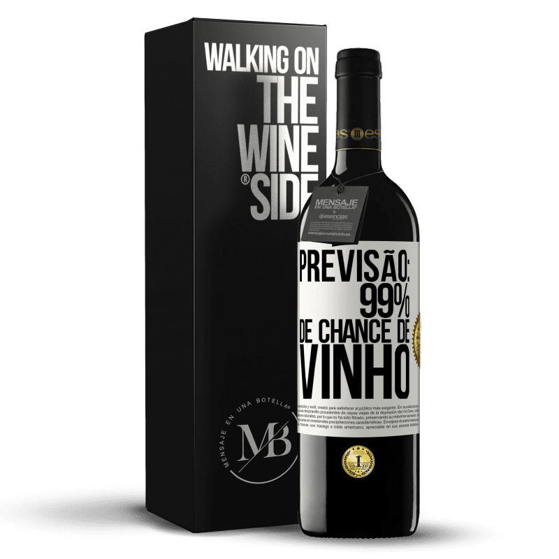 39,95 € Envio grátis | Vinho tinto Edição RED MBE Reserva Previsão: 99% de chance de vinho Etiqueta Branca. Etiqueta personalizável Reserva 12 Meses Colheita 2016 Tempranillo