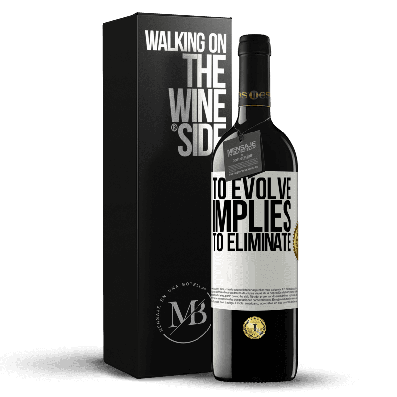 39,95 € Free Shipping | Red Wine RED Edition MBE Reserve To evolve implies to eliminate White Label. Customizable label Reserve 12 Months Harvest 2014 Tempranillo