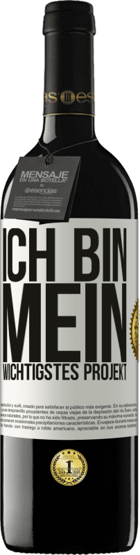 39,95 € | Rotwein RED Ausgabe MBE Reserve Ich bin mein wichtigstes Projekt Weißes Etikett. Anpassbares Etikett Reserve 12 Monate Ernte 2015 Tempranillo