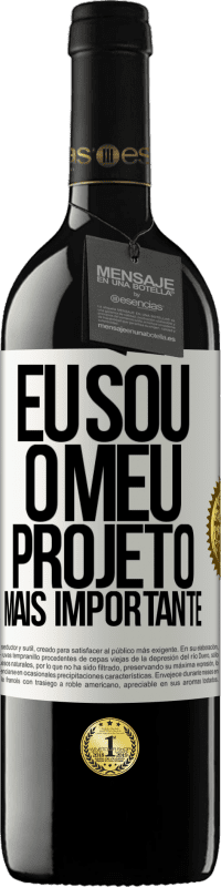 39,95 € | Vinho tinto Edição RED MBE Reserva Eu sou o meu projeto mais importante Etiqueta Branca. Etiqueta personalizável Reserva 12 Meses Colheita 2015 Tempranillo