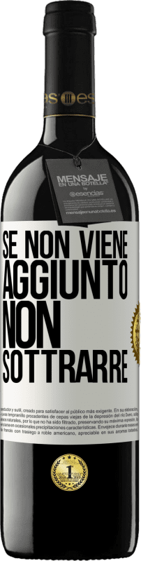 Spedizione Gratuita | Vino rosso Edizione RED MBE Riserva Se non viene aggiunto, non sottrarre Etichetta Bianca. Etichetta personalizzabile Riserva 12 Mesi Raccogliere 2014 Tempranillo