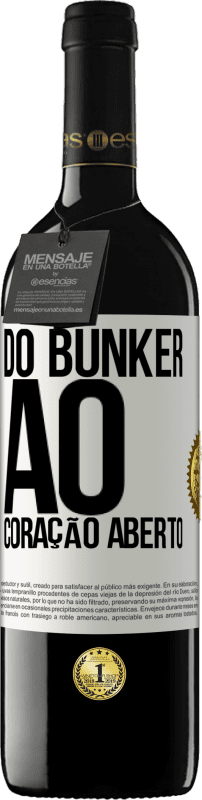 39,95 € Envio grátis | Vinho tinto Edição RED MBE Reserva Do bunker ao coração aberto Etiqueta Branca. Etiqueta personalizável Reserva 12 Meses Colheita 2016 Tempranillo