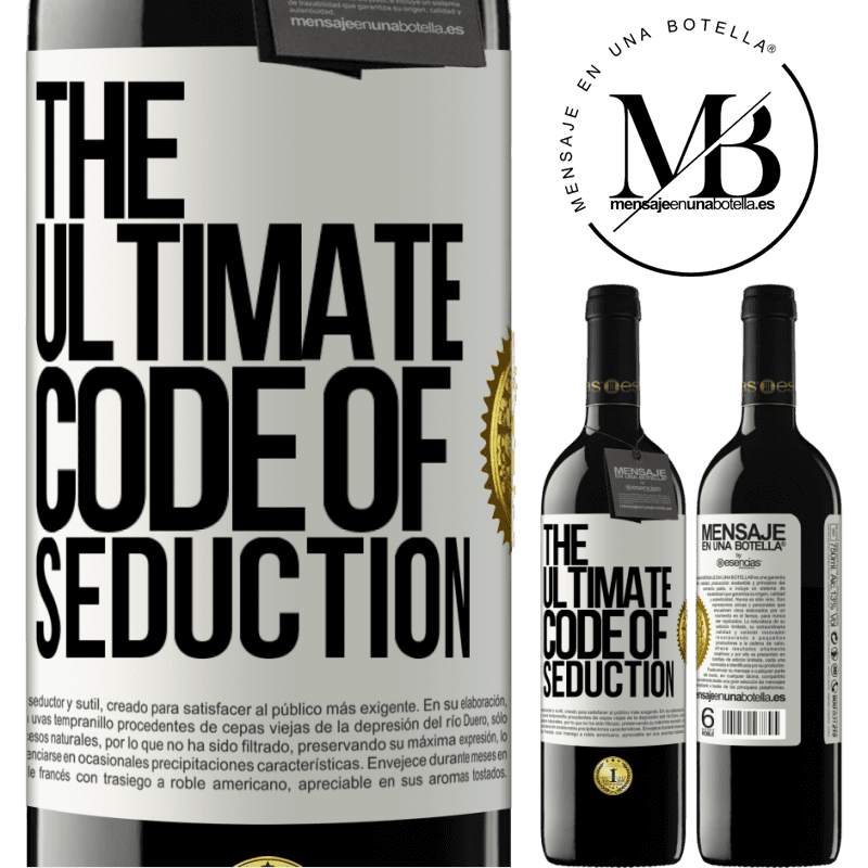 24,95 € Free Shipping | Red Wine RED Edition Crianza 6 Months The ultimate code of seduction White Label. Customizable label Aging in oak barrels 6 Months Harvest 2019 Tempranillo