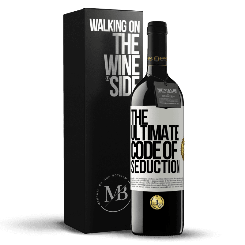 39,95 € 送料無料 | 赤ワイン REDエディション MBE 予約する The ultimate code of seduction ホワイトラベル. カスタマイズ可能なラベル 予約する 12 月 収穫 2016 Tempranillo