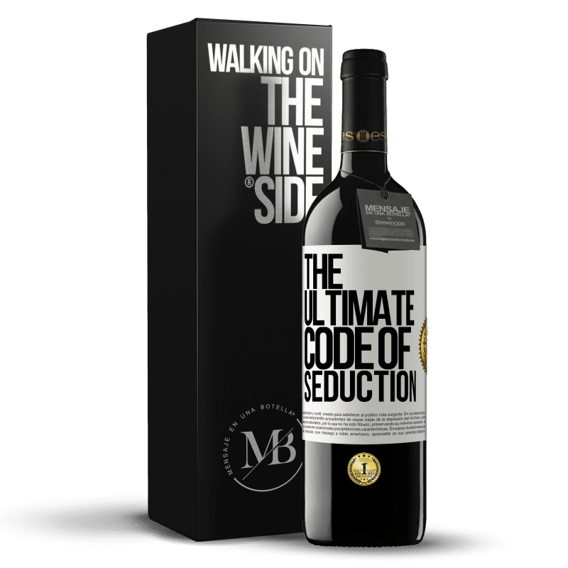 39,95 € Free Shipping | Red Wine RED Edition MBE Reserve The ultimate code of seduction White Label. Customizable label Reserve 12 Months Harvest 2014 Tempranillo