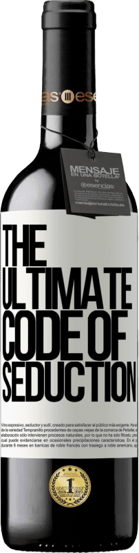 «The ultimate code of seduction» Édition RED MBE Réserve