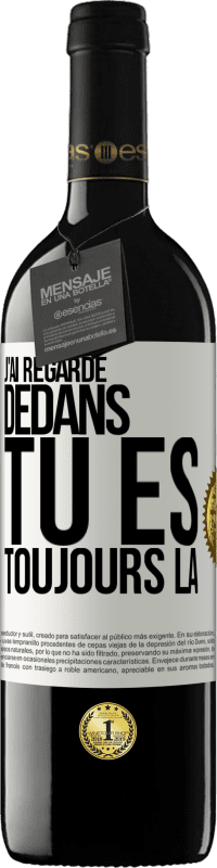 39,95 € | Vin rouge Édition RED MBE Réserve J'ai regardé dedans. Tu es toujours là Étiquette Blanche. Étiquette personnalisable Réserve 12 Mois Récolte 2015 Tempranillo