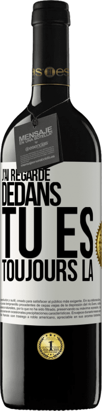 39,95 € | Vin rouge Édition RED MBE Réserve J'ai regardé dedans. Tu es toujours là Étiquette Blanche. Étiquette personnalisable Réserve 12 Mois Récolte 2016 Tempranillo