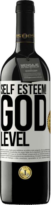 39,95 € Free Shipping | Red Wine RED Edition MBE Reserve Self esteem! God level White Label. Customizable label Reserve 12 Months Harvest 2016 Tempranillo