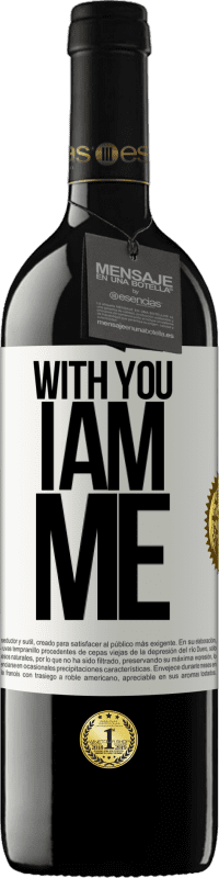39,95 € Free Shipping | Red Wine RED Edition MBE Reserve With you i am me White Label. Customizable label Reserve 12 Months Harvest 2016 Tempranillo
