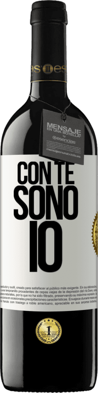 39,95 € Spedizione Gratuita | Vino rosso Edizione RED MBE Riserva Con te sono io Etichetta Bianca. Etichetta personalizzabile Riserva 12 Mesi Raccogliere 2015 Tempranillo