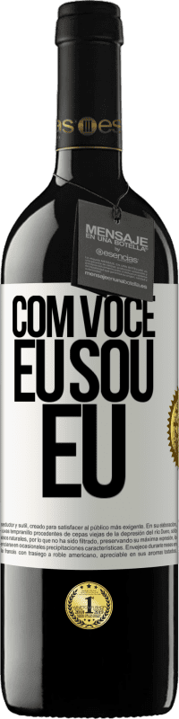 39,95 € | Vinho tinto Edição RED MBE Reserva Com você eu sou eu Etiqueta Branca. Etiqueta personalizável Reserva 12 Meses Colheita 2015 Tempranillo