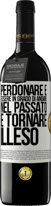 39,95 € Spedizione Gratuita | Vino rosso Edizione RED MBE Riserva Perdonare è essere in grado di andare nel passato e tornare illeso Etichetta Bianca. Etichetta personalizzabile Riserva 12 Mesi Raccogliere 2016 Tempranillo