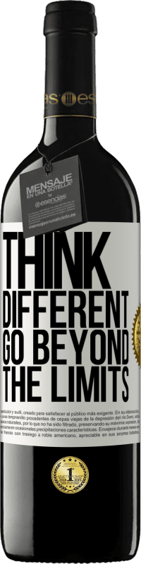 Free Shipping | Red Wine RED Edition MBE Reserve Think different. Go beyond the limits White Label. Customizable label Reserve 12 Months Harvest 2014 Tempranillo