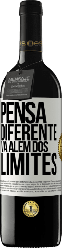 39,95 € | Vinho tinto Edição RED MBE Reserva Pensa diferente. Vá além dos limites Etiqueta Branca. Etiqueta personalizável Reserva 12 Meses Colheita 2016 Tempranillo
