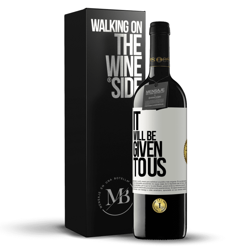 39,95 € Free Shipping | Red Wine RED Edition MBE Reserve It will be given to us White Label. Customizable label Reserve 12 Months Harvest 2014 Tempranillo