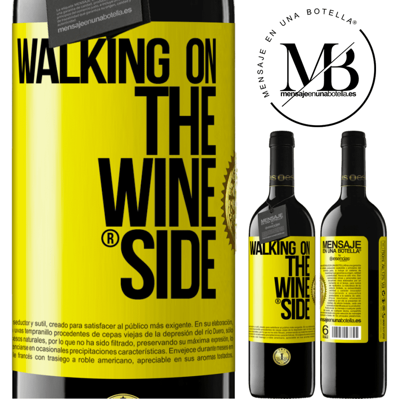 39,95 € Envoi gratuit | Vin rouge Édition RED MBE Réserve Walking on the Wine Side® Étiquette Jaune. Étiquette personnalisable Réserve 12 Mois Récolte 2014 Tempranillo