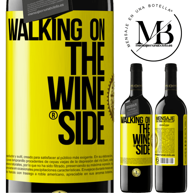 39,95 € Envoi gratuit | Vin rouge Édition RED MBE Réserve Walking on the Wine Side® Étiquette Jaune. Étiquette personnalisable Réserve 12 Mois Récolte 2016 Tempranillo