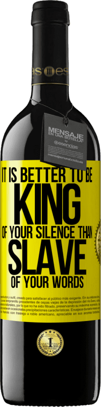 «Лучше быть царем твоего молчания, чем рабом твоих слов» Издание RED MBE Бронировать