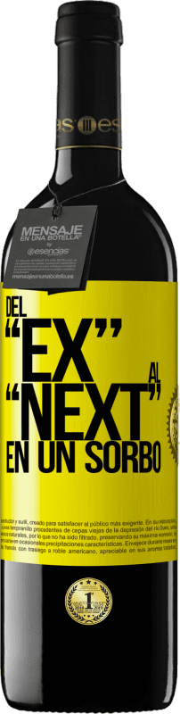 39,95 € | 赤ワイン REDエディション MBE 予約する Del EX al NEXT en un sorbo 黄色のラベル. カスタマイズ可能なラベル 予約する 12 月 収穫 2016 Tempranillo