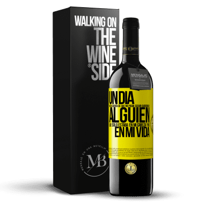 «Un día me di cuenta de que no podía seguir queriendo a alguien que sólo estaba en mi cabeza y no en mi vida» Edición RED MBE Reserva