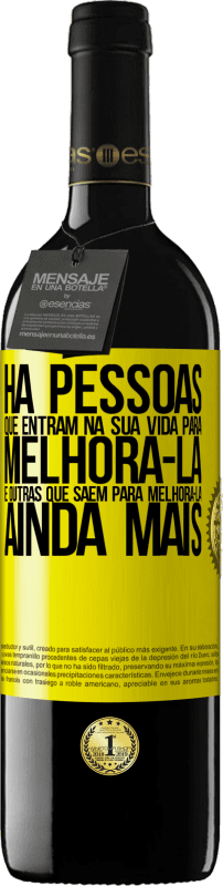 39,95 € | Vinho tinto Edição RED MBE Reserva Há pessoas que entram na sua vida para melhorá-la e outras que saem para melhorá-la ainda mais Etiqueta Amarela. Etiqueta personalizável Reserva 12 Meses Colheita 2014 Tempranillo