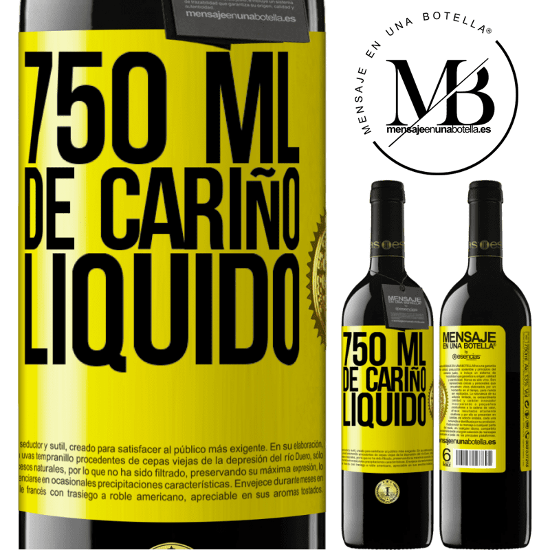 39,95 € Envío gratis | Vino Tinto Edición RED MBE Reserva 750 ml. de cariño líquido Etiqueta Amarilla. Etiqueta personalizable Reserva 12 Meses Cosecha 2015 Tempranillo