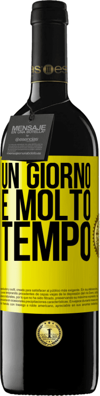 39,95 € Spedizione Gratuita | Vino rosso Edizione RED MBE Riserva Un giorno è molto tempo Etichetta Gialla. Etichetta personalizzabile Riserva 12 Mesi Raccogliere 2016 Tempranillo