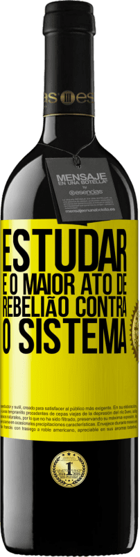 «Estudar é o maior ato de rebelião contra o sistema» Edição RED MBE Reserva