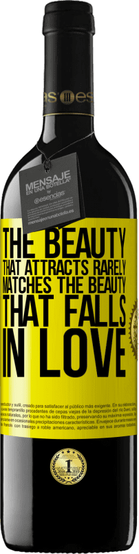 39,95 € | Red Wine RED Edition MBE Reserve The beauty that attracts rarely matches the beauty that falls in love Yellow Label. Customizable label Reserve 12 Months Harvest 2016 Tempranillo