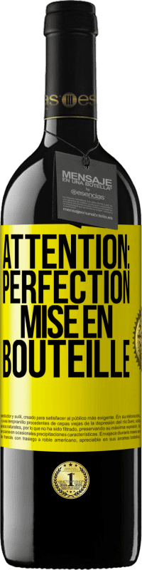 39,95 € | Vin rouge Édition RED MBE Réserve Attention: perfection mise en bouteille Étiquette Jaune. Étiquette personnalisable Réserve 12 Mois Récolte 2016 Tempranillo