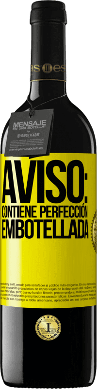 39,95 € | Vino Tinto Edición RED MBE Reserva Aviso: contiene perfección embotellada Etiqueta Amarilla. Etiqueta personalizable Reserva 12 Meses Cosecha 2014 Tempranillo