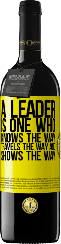 «Лидер - это тот, кто знает путь, путешествует и показывает путь» Издание RED MBE Бронировать