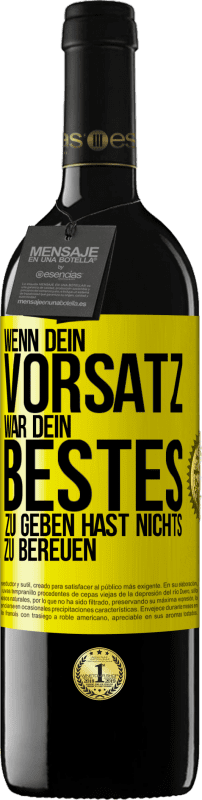 «Wenn dein Vorsatz war, dein Bestes zu geben, hast nichts zu bereuen» RED Ausgabe MBE Reserve