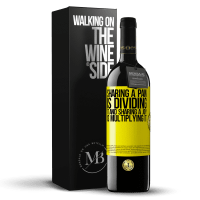 «Sharing a pain is dividing it and sharing a joy is multiplying it» RED Edition MBE Reserve