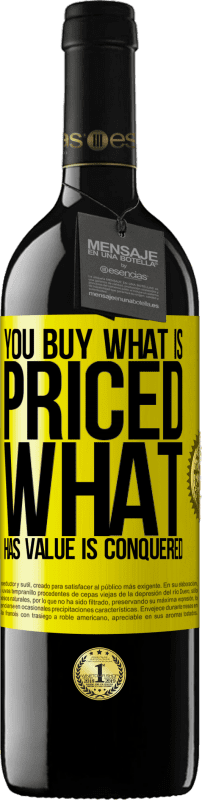 39,95 € Free Shipping | Red Wine RED Edition MBE Reserve You buy what is priced. What has value is conquered Yellow Label. Customizable label Reserve 12 Months Harvest 2016 Tempranillo