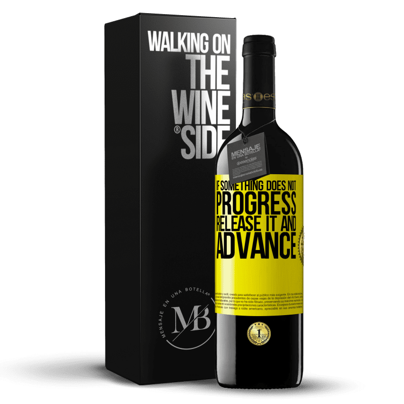 39,95 € Free Shipping | Red Wine RED Edition MBE Reserve If something does not progress, release it and advance Yellow Label. Customizable label Reserve 12 Months Harvest 2014 Tempranillo