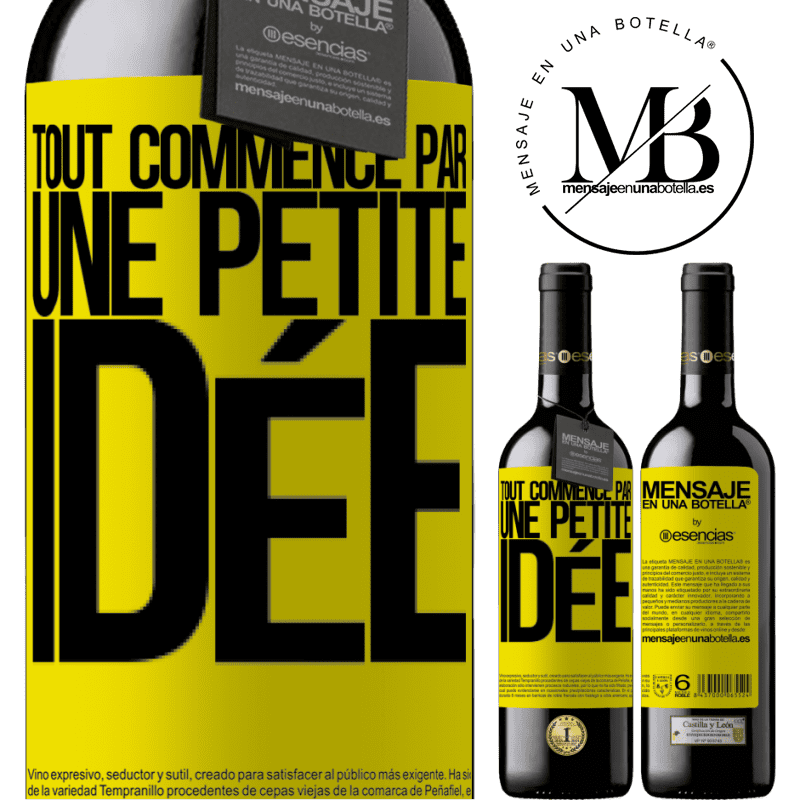 «Tout commence par une petite idée» Édition RED MBE Réserve
