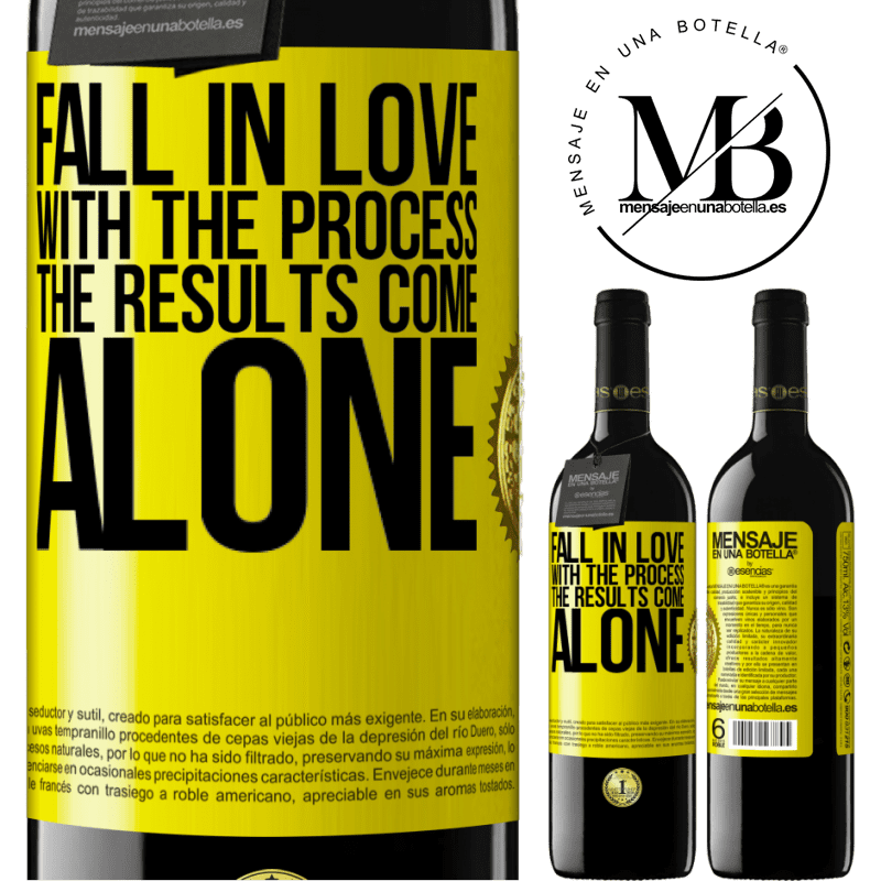 24,95 € Free Shipping | Red Wine RED Edition Crianza 6 Months Fall in love with the process, the results come alone Yellow Label. Customizable label Aging in oak barrels 6 Months Harvest 2019 Tempranillo
