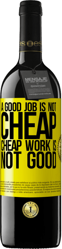 «A good job is not cheap. Cheap work is not good» RED Edition MBE Reserve