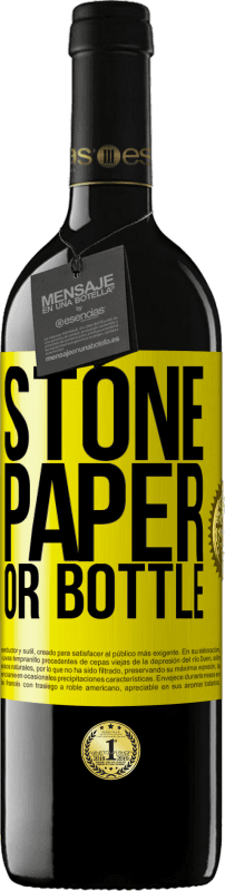 39,95 € | 红酒 RED版 MBE 预订 石头，纸或瓶子 黄色标签. 可自定义的标签 预订 12 个月 收成 2014 Tempranillo