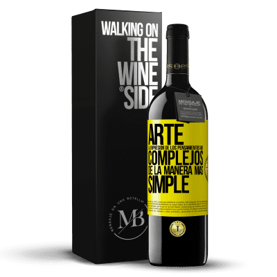 «ARTE. La expresión de los pensamientos más complejos de la manera más simple» Edición RED MBE Reserva