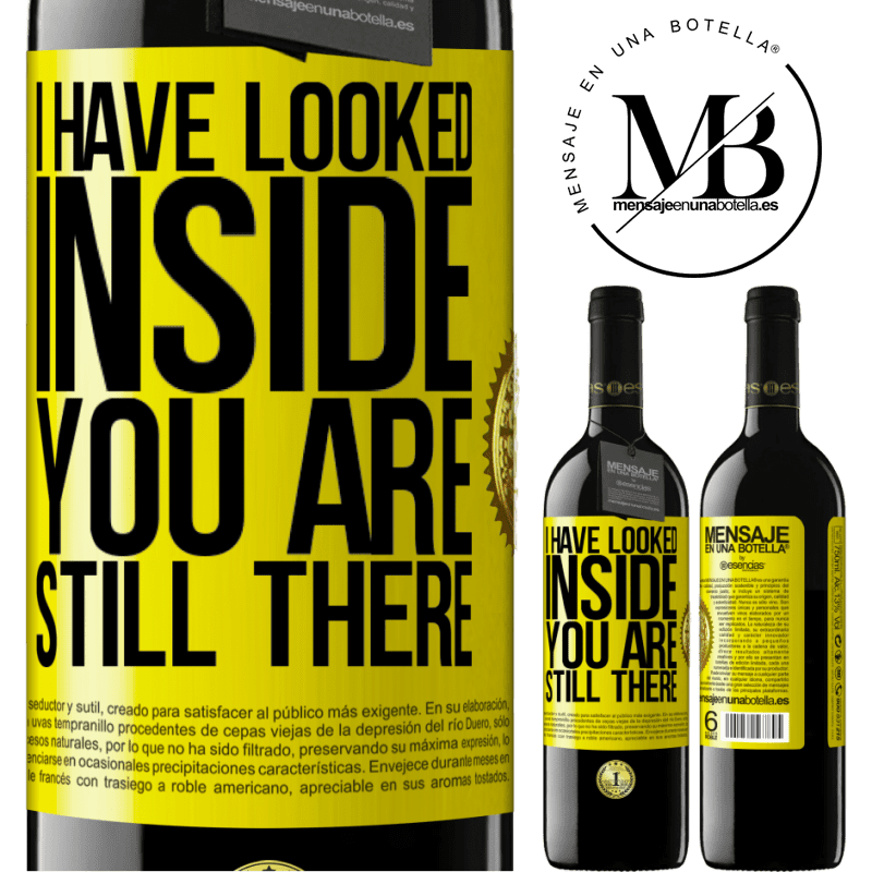 24,95 € Free Shipping | Red Wine RED Edition Crianza 6 Months I have looked inside. You still there Yellow Label. Customizable label Aging in oak barrels 6 Months Harvest 2019 Tempranillo