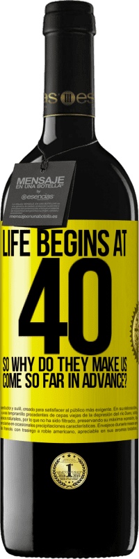 39,95 € Free Shipping | Red Wine RED Edition MBE Reserve Life begins at 40. So why do they make us come so far in advance? Yellow Label. Customizable label Reserve 12 Months Harvest 2016 Tempranillo