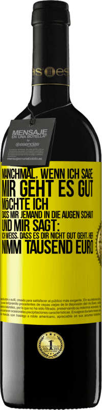 «Manchmal, wenn ich sage: Mir geht es gut, möchte ich, dass mir jemand in die Augen schaut und mir sagt: Ich weiß, dass es Dir ni» RED Ausgabe MBE Reserve