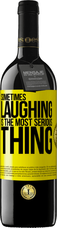 «Sometimes laughing is the most serious thing» RED Edition MBE Reserve